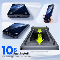 WSKEN Screen Protector para sa iPhone 17 Pro/iPhone 17 Pro Max - Full Coverage, halos di ramdam [9H+ Anti-Scratch Tempered Glass] na case-friendly, pinakamatibay, walang bula na screen protector - WSKEN