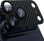 WSKEN for iPhone 17 Pro Camera Lens Protector - [Military Grade Shatterproof] [Strong Adhesion] Metal Aluminum Alloy Tempered Glass Camera Screen Protector - WSKEN