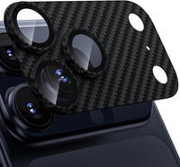 WSKEN for iPhone 17 Pro Camera Lens Protector - [Military Grade Shatterproof] [Strong Adhesion] Metal Aluminum Alloy Tempered Glass Camera Screen Protector - WSKEN