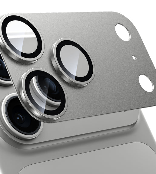 WSKEN iPhone 18 Pro Max Camera Lens Protector - Military Grade Design Silver