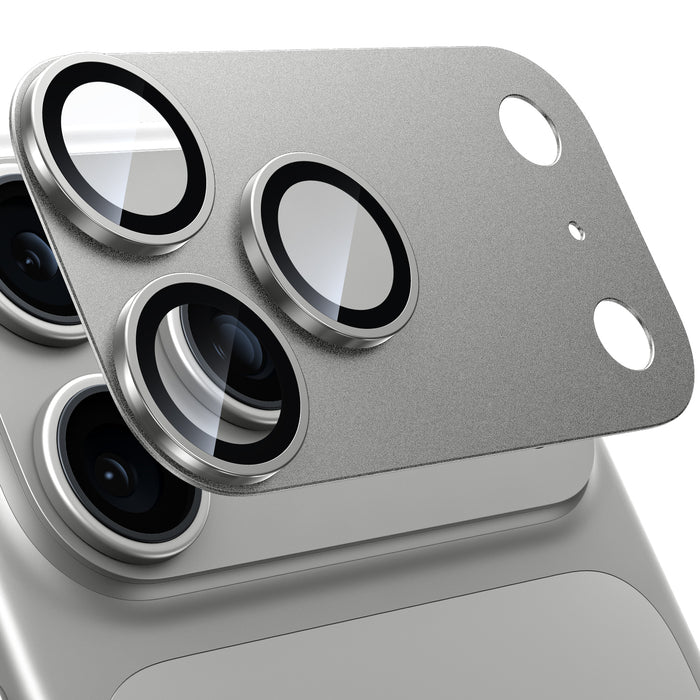 WSKEN iPhone 18 Pro Max Camera Lens Protector - Military Grade Design Silver - WSKEN