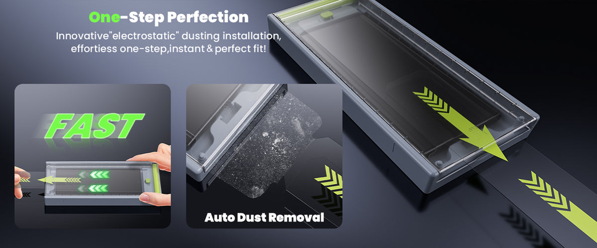 WSKEN for Samsung Galaxy S24 Ultra HD Screen Protector, GL Series 2Pack