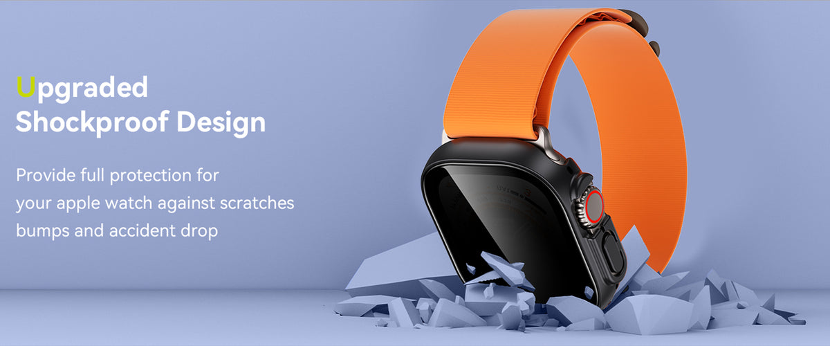 WSKEN Sichtschutz- Smartwatch-Displayschutzglas · 2er-Pack — Apple Watch Ultra 2 / Apple Watch Ultra