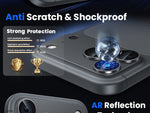 WSKEN iPhone 18 Pro Camera Lens Protector - Military Grade Design Black - WSKEN