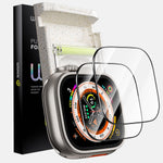 WSKEN for Apple Watch Ultra 2/Ultra HD Screen Protector 49mm, 2 Pack - WSKEN