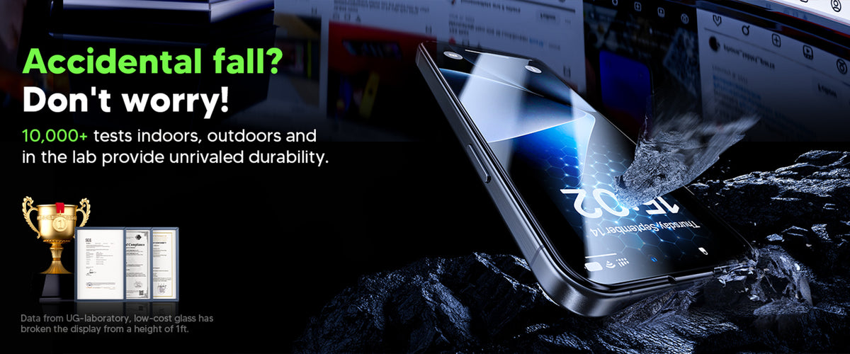 WSKEN for iPhone 16 Pro HD Screen Protector GL Series, 2 Pack