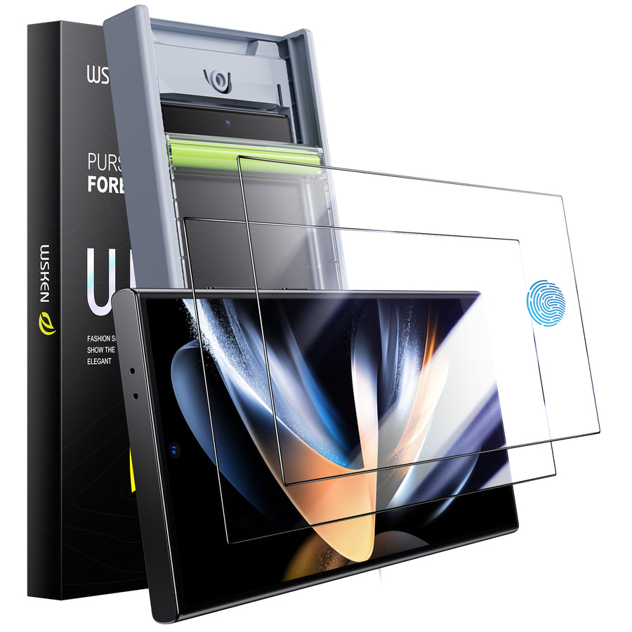 WSKEN for Samsung Galaxy S24 Ultra HD Screen Protector, GL Series 2Pack