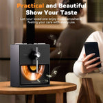 WSKEN Retro Bluetooth Speaker Gifts, BT5.3 Wireless Speakers, Black - WSKEN