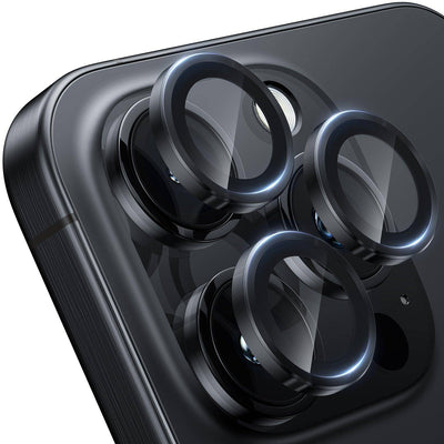 WSKEN Camera Lens Protector for iPhone 16 Pro/iPhone 16 Pro Max/iPhone 15 Pro/iPhone 15 Pro Max