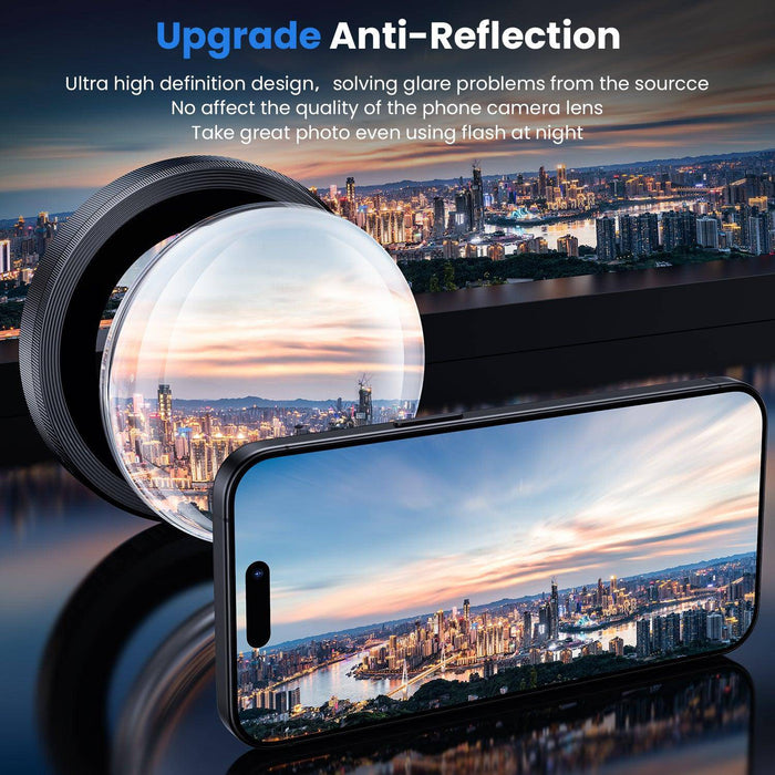 WSKEN Camera Lens Protector for iPhone 16 Pro/iPhone 16 Pro Max/iPhone 15 Pro/iPhone 15 Pro Max