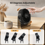 WSKEN USB Small Desk Fan - WSKEN