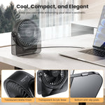 WSKEN USB Small Desk Fan - WSKEN