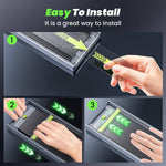 WSKEN for Samsung Galaxy S24 Ultra Privacy/HD Screen Protector, Zero Bubble, 24°Anti-Spy Protection, 2Pack - WSKEN