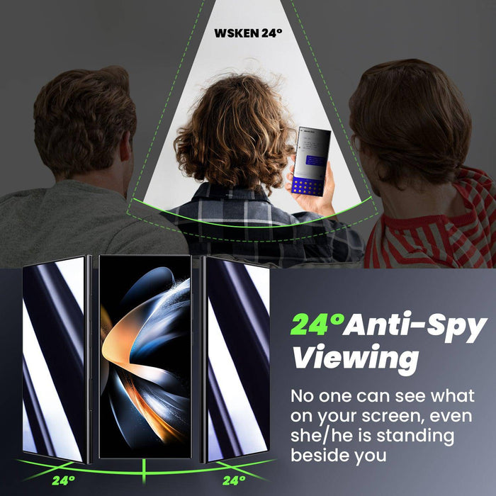 WSKEN for Samsung Galaxy S24 Ultra HD Screen Protector, GL Series 2Pack