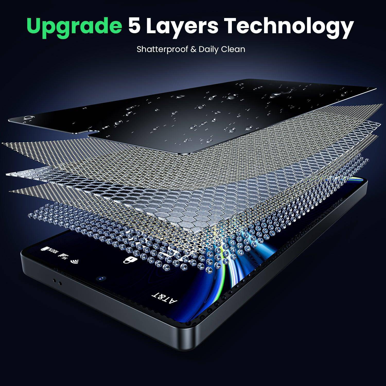 WSKEN for Samsung Galaxy S25 Ultra Privacy Screen Protector - [Fingerprint Unlock Support], 2 PCS - WSKEN
