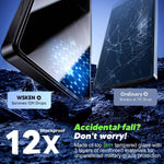 WSKEN for Samsung Galaxy S25 Ultra Privacy Screen Protector [24° Anti-Spy] [Zero Bubble] [Auto Dust-Remove], 2 Pack - WSKEN