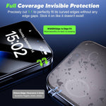 WSKEN for iPhone 16 Pro Screen Protector 2 Pack, [Clear Tempered Glass] [Zero Bubble] [Auto Dust-Remove] - WSKEN