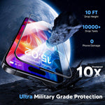 WSKEN for iPhone 16 Pro Max HD Screen Protector - [Top 9H+ Tempered Glass] [Auto-Dust Removal], 2 Pack - WSKEN