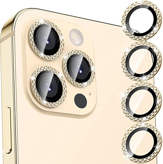 WSKEN  iphone 12 pro Camera Lens Protector- Diamond Gold