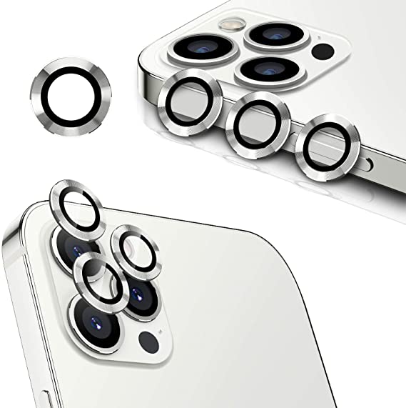 Wsken iPhone 12 Pro Camera Lens Protector - Silver