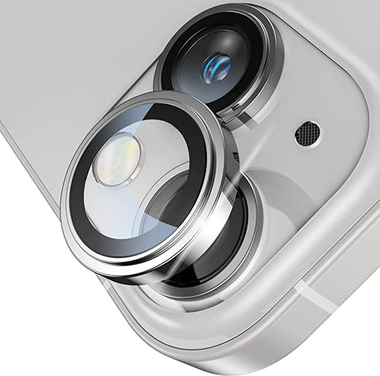 WSKEN for iPhone 13/ iPhone 13 Mini Camera Lens Protector-Silver