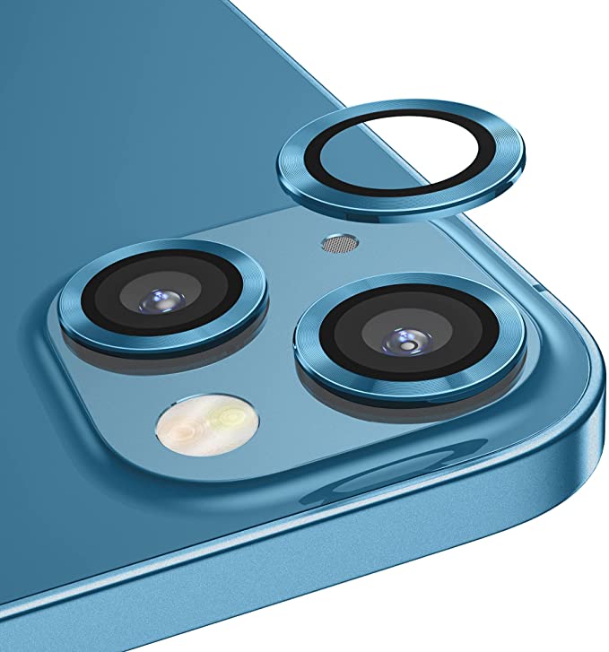 WSKEN iPhone 13/ iPhone 13 mini Camera Lens Protector-Blue