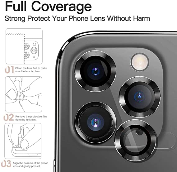 WSKEN  iphone 12 pro Camera Lens Protector-Space Grey