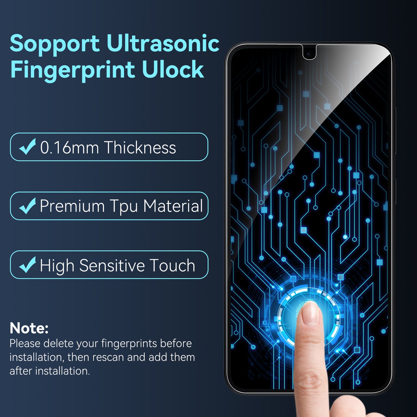 WSKEN for Samsung Galaxy S23 Screen Protector