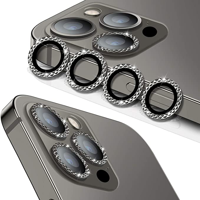 WSKEN iPhone 12 Pro Camera Lens Protector- Diamond Graphite