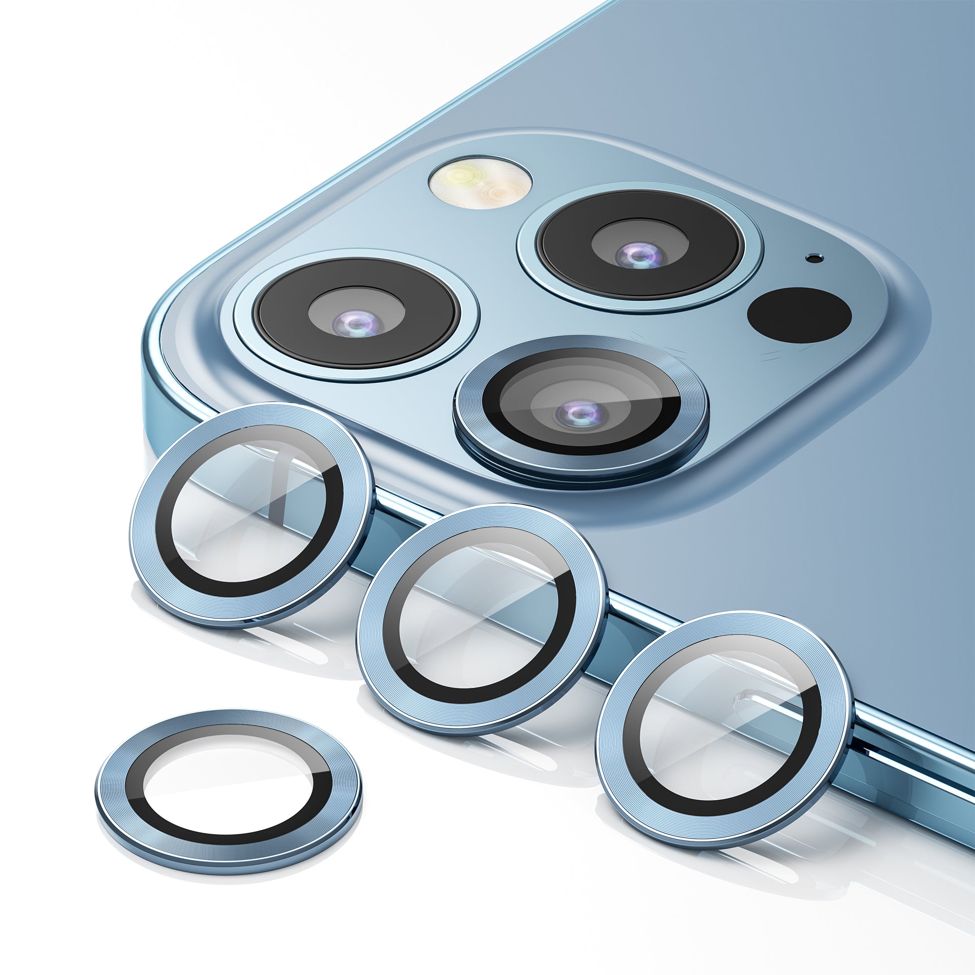  WSKEN [3+1] Protector de lente de cámara para iPhone