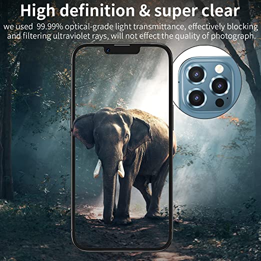 WSKEN iPhone 13 Pro Max / iPhone 13 Pro Camera Lens Protector-Sierra Blue