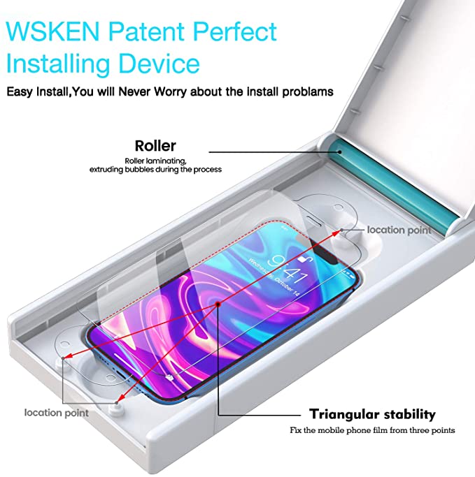 WSKEN for iPhone 12 / iPhone 12 pro Screen Protector