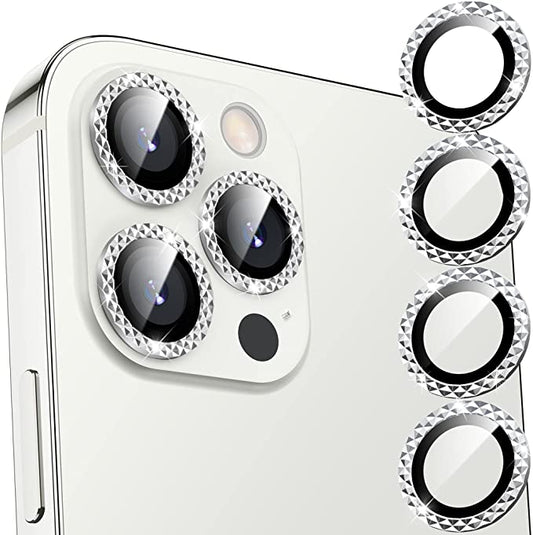 WSKEN  iphone 12 pro Camera Lens Protector- Diamond Silver
