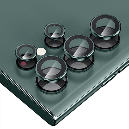 WSKEN Samsung Galaxy S22 Ultra Camera Lens Protector-Green
