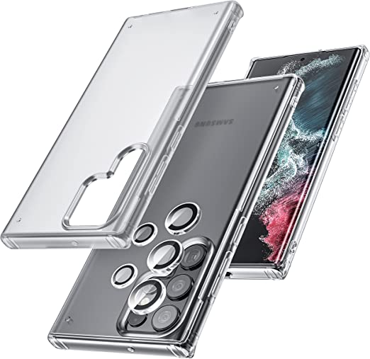 WSKEN Samsung Galaxy S22 Ultra Case- Natural Clear