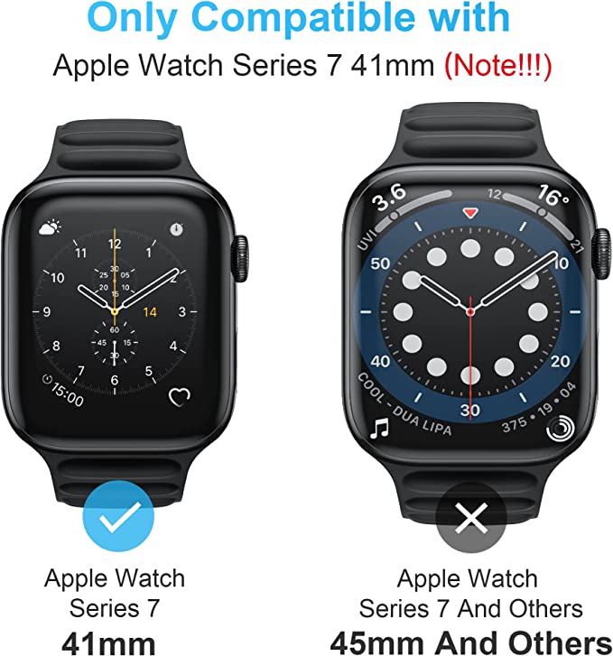 WSKEN for Apple Watch Series 7 Screen Protector 41mm
