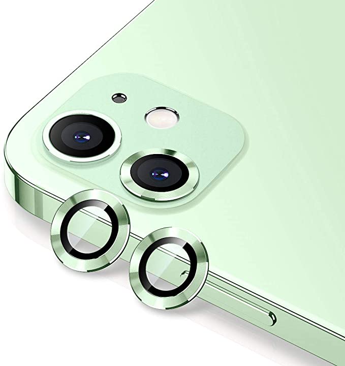 Wsken  iPhone 12/iPhone 12 Mini Camera Lens Protector - Green