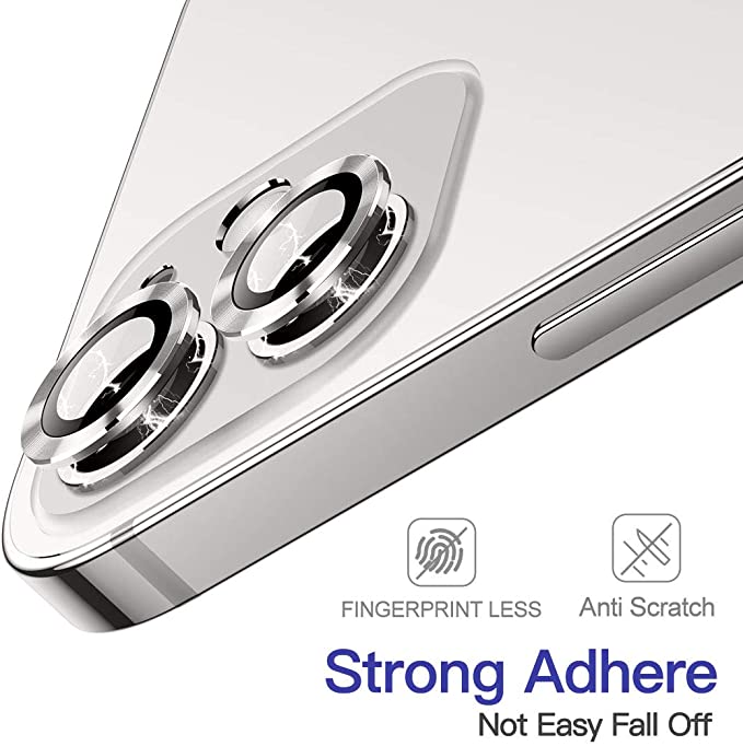 Wsken  iPhone 12/iPhone 12 Mini Camera Lens Protector- White