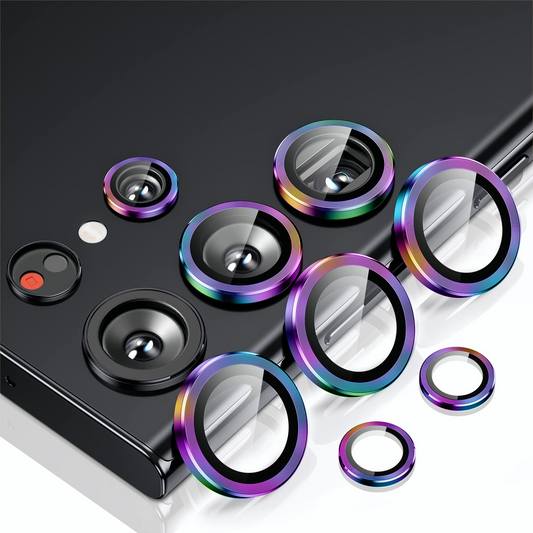 WSKEN for Samsung Galaxy S23 Ultra Camera Lens Protector-Colorful